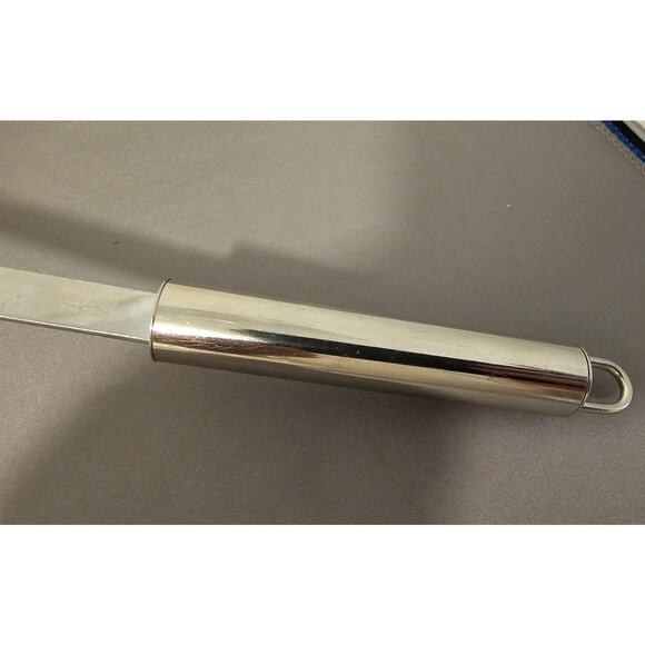 Silver Stainless Steel Soup Ladle - Dishwasher Safe - 12 inches long - Picture 6 of 8